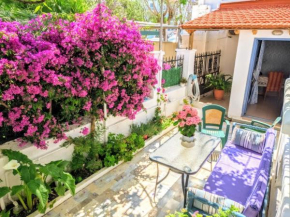 House with garden in city of Rhodes